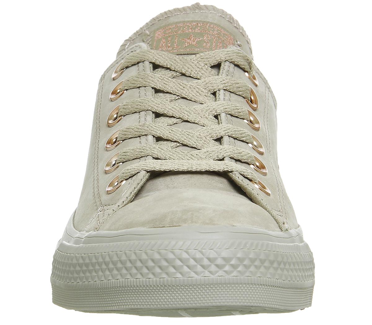 Converse All Star Low Leather Khaki 