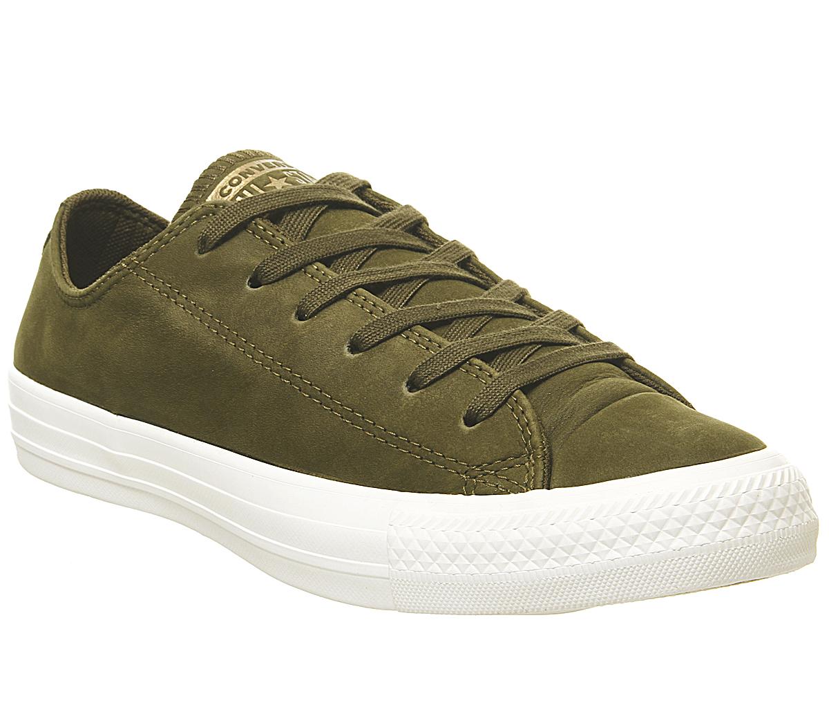 converse all star olive green