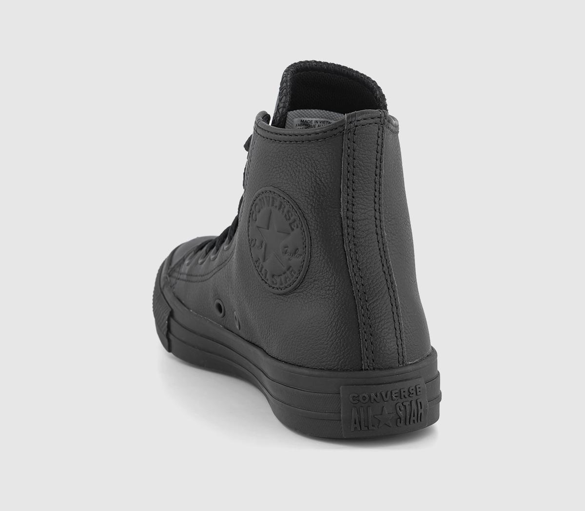 converse all star high leather mono