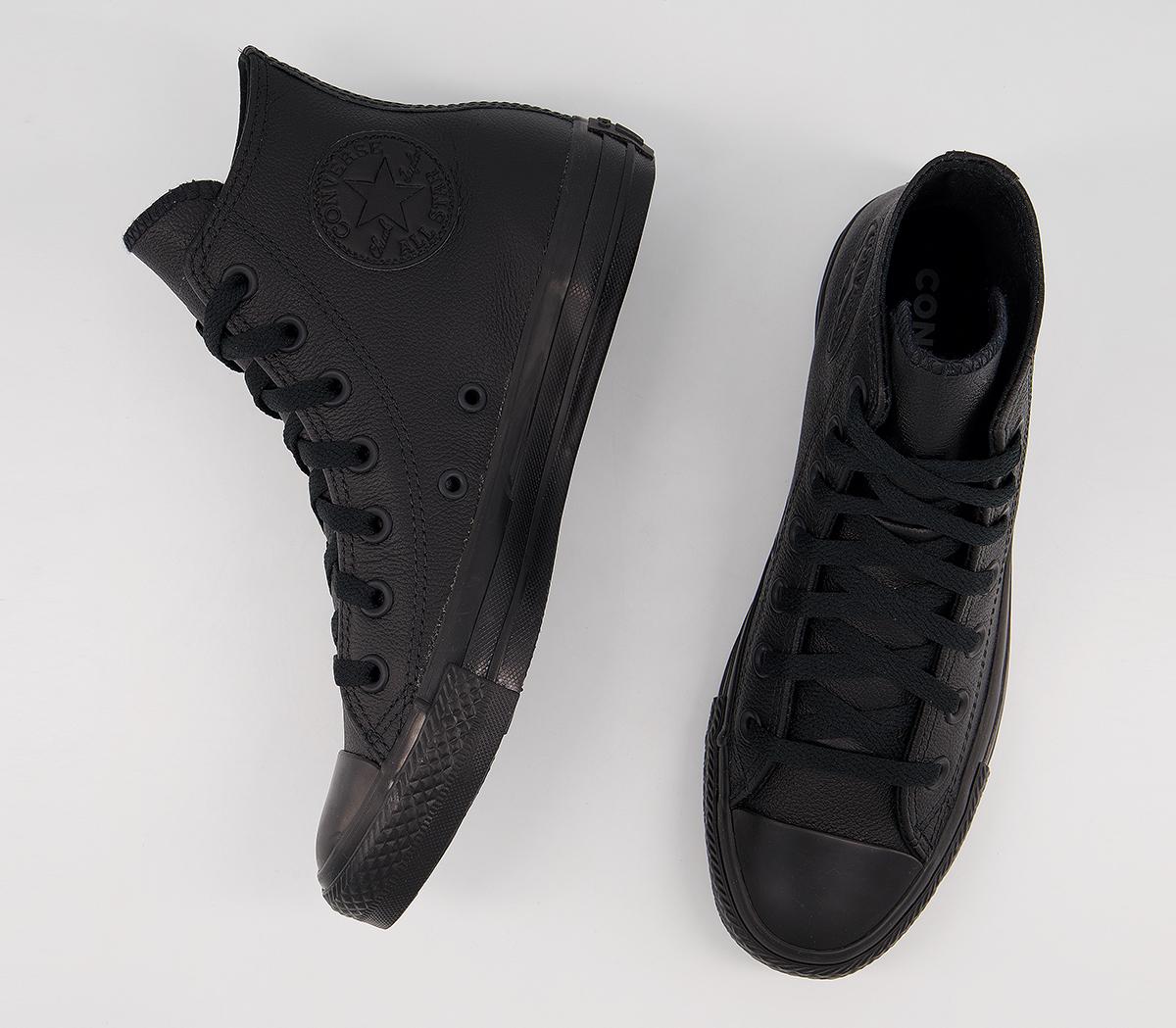 converse all star high leather mono