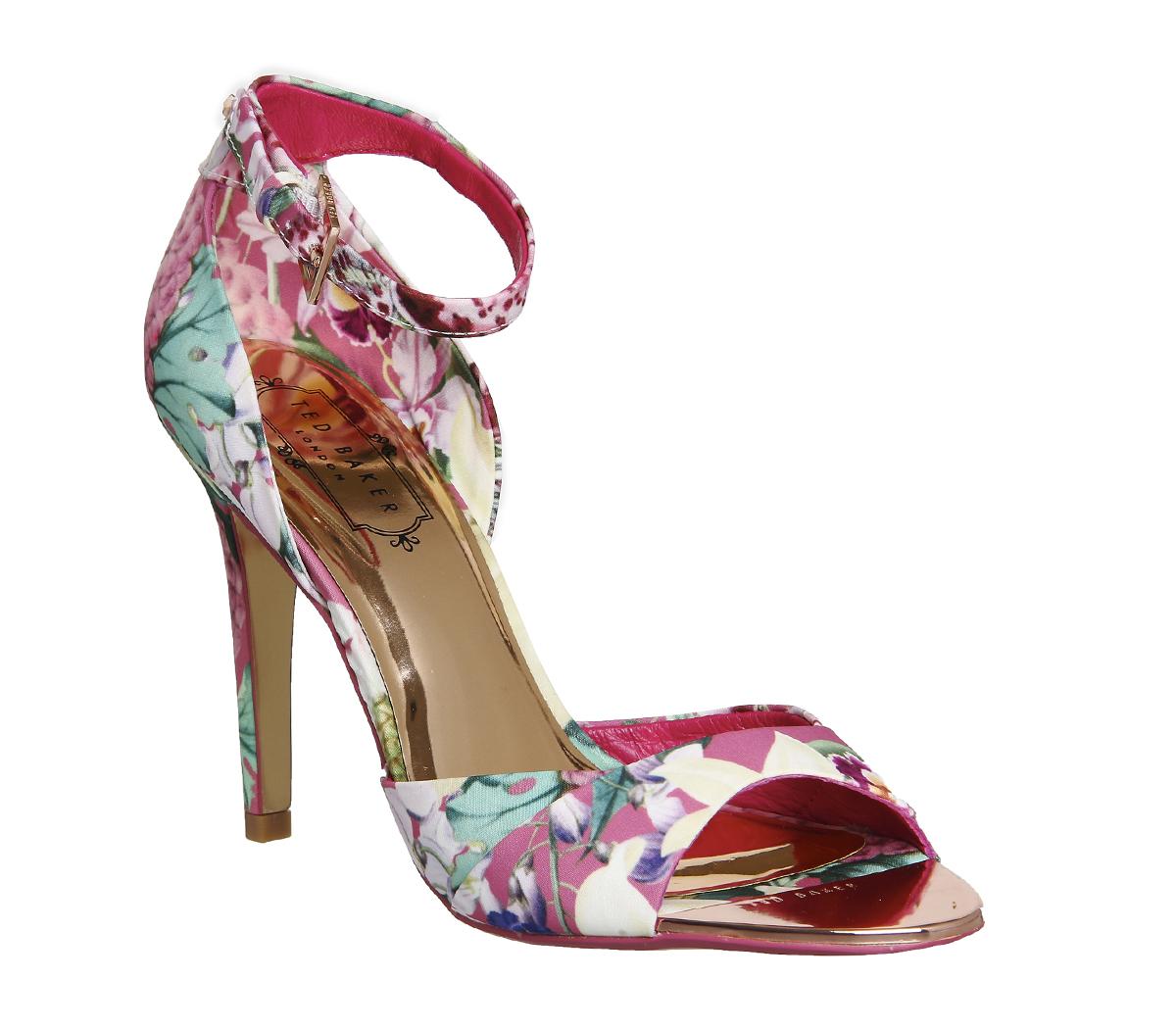 floral stiletto heels