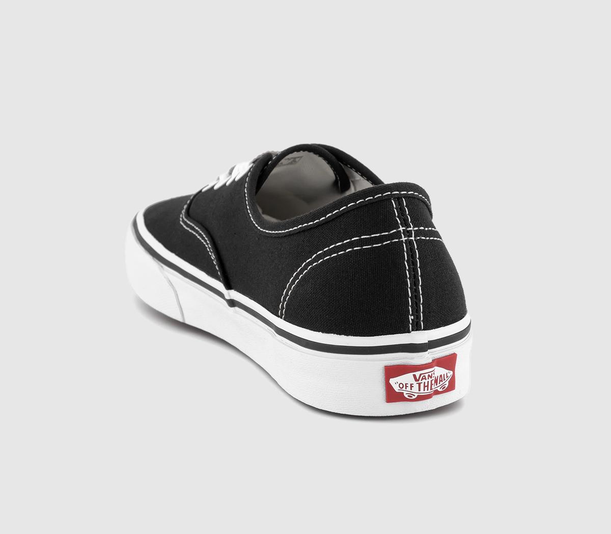 vans black sole white stripe