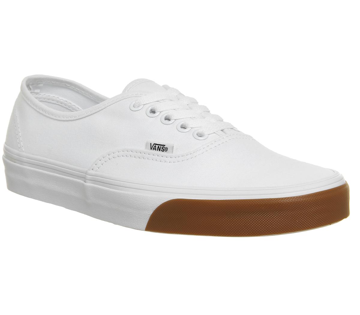 vans authentic trainers in white