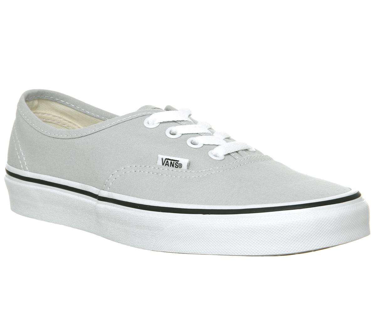 vans gray authentic