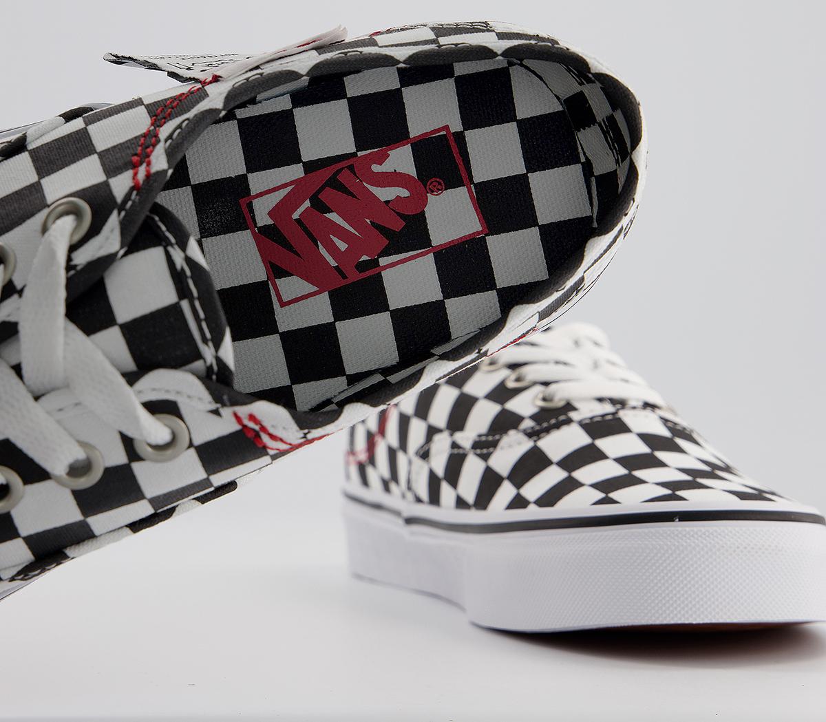 Vans Authentic Diy Checkerboard True White - Unisex Sports