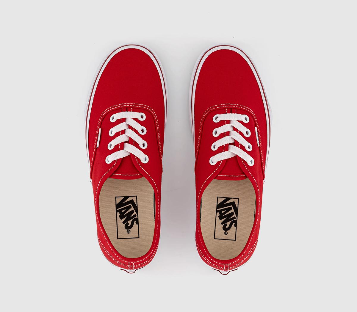 Vans Authentic Trainers Red - Unisex Sports