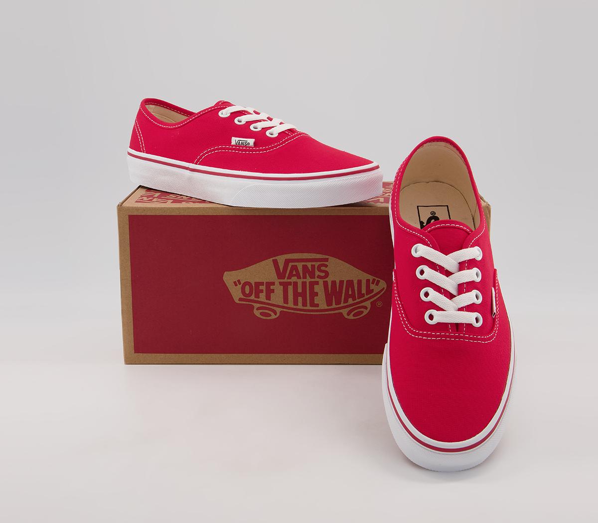 Vans Authentic Trainers Red - Unisex Sports