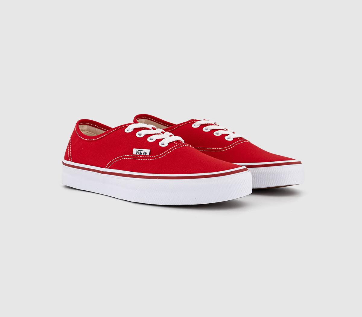 Vans Authentic Trainers Red - Unisex Sports