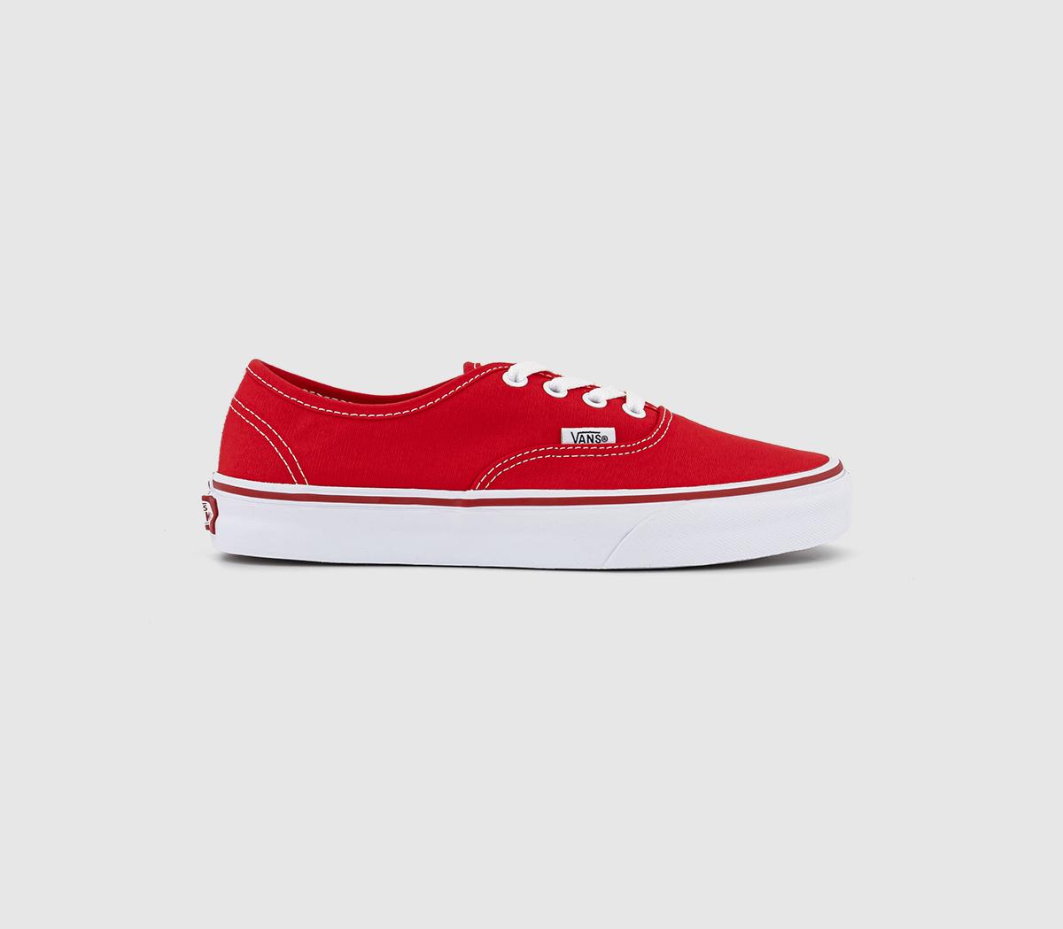 red vans shoes for women