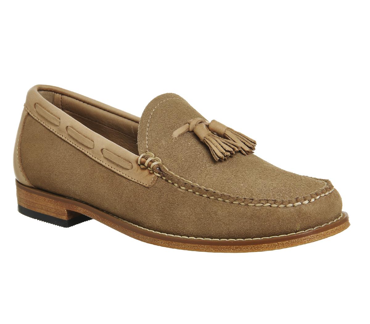 bass suede loafers