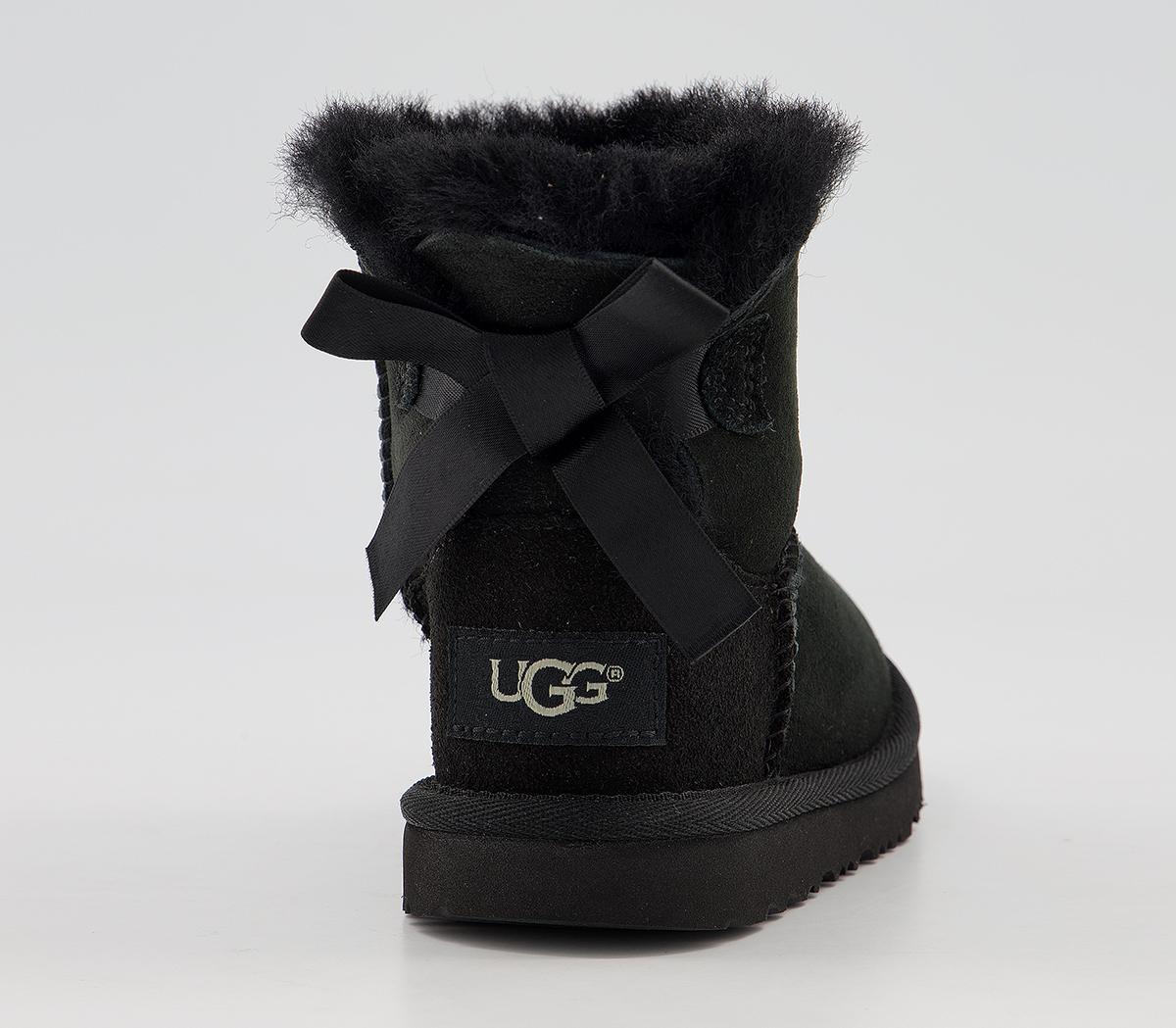 UGG Bailey Bow Infant Boots Black - Unisex