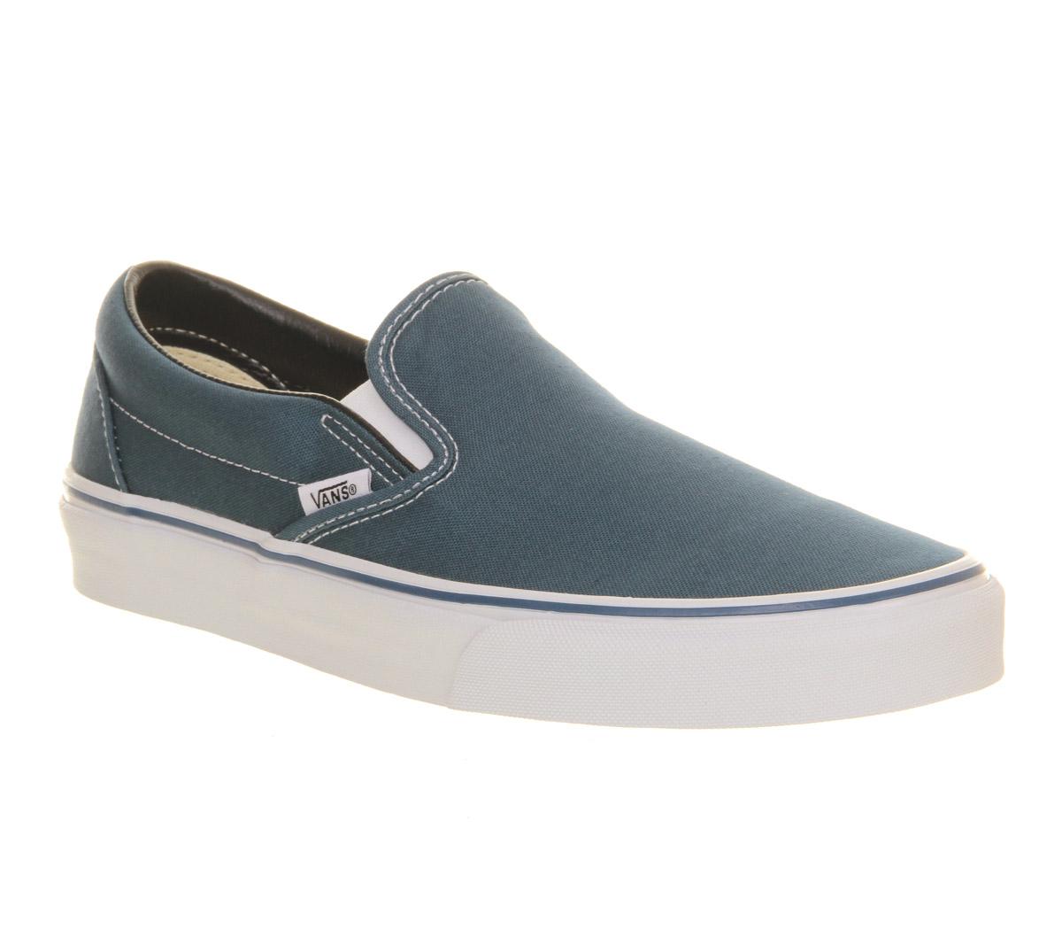 Vans Classic Slip On Trainers Navy - Unisex Sports