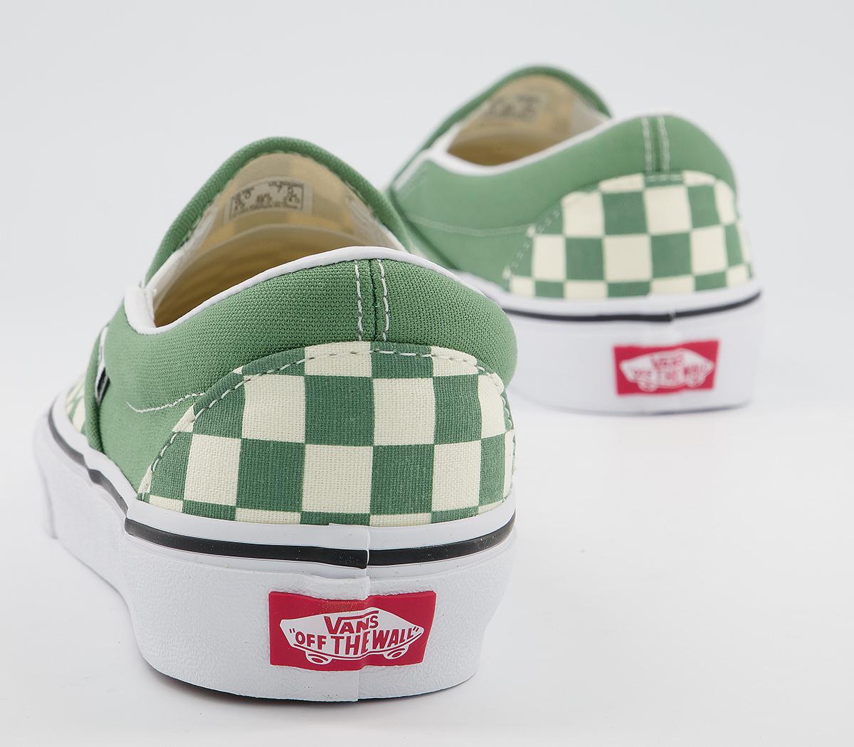Vans slip ons olive green Clearance