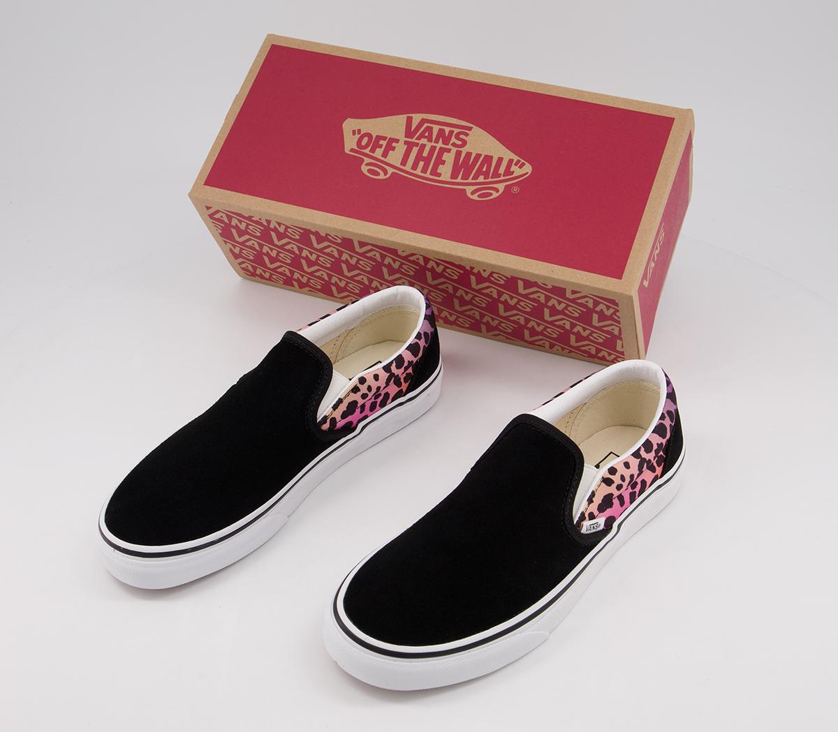 vans slip ons neon