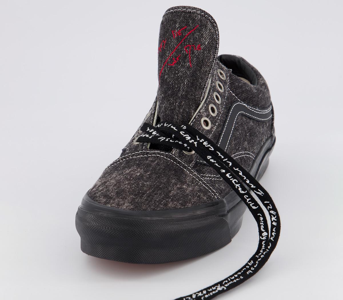 vans vault acid wash