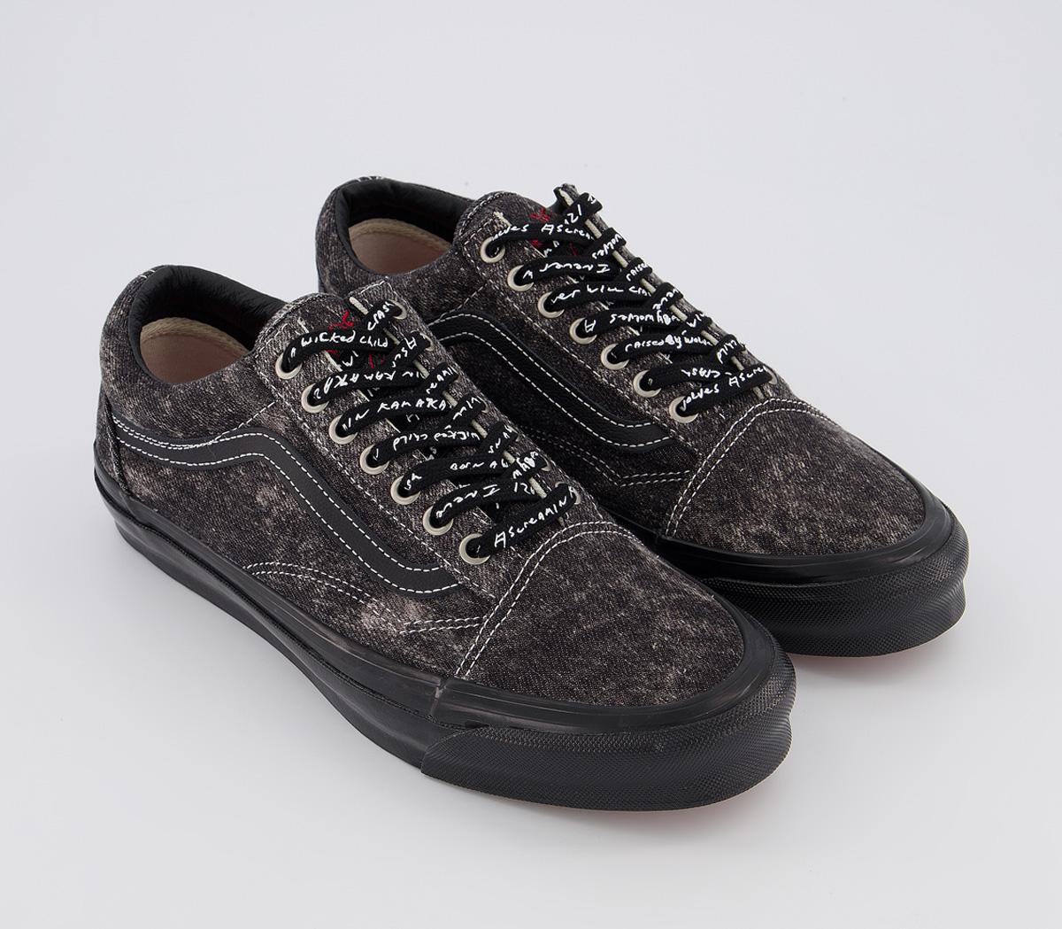 vans vault acid wash