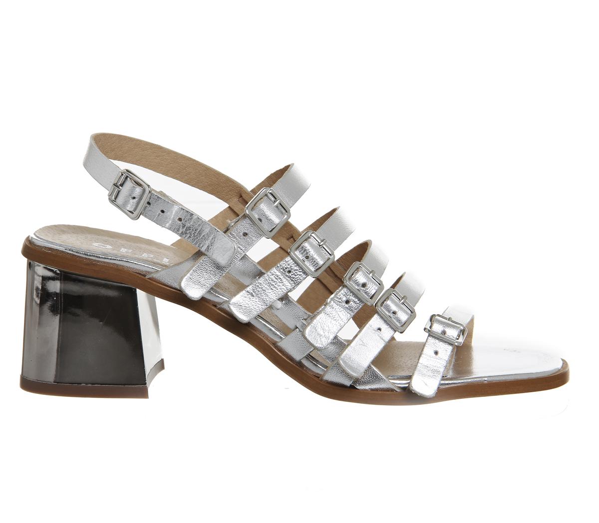 manilla bonita silver leather