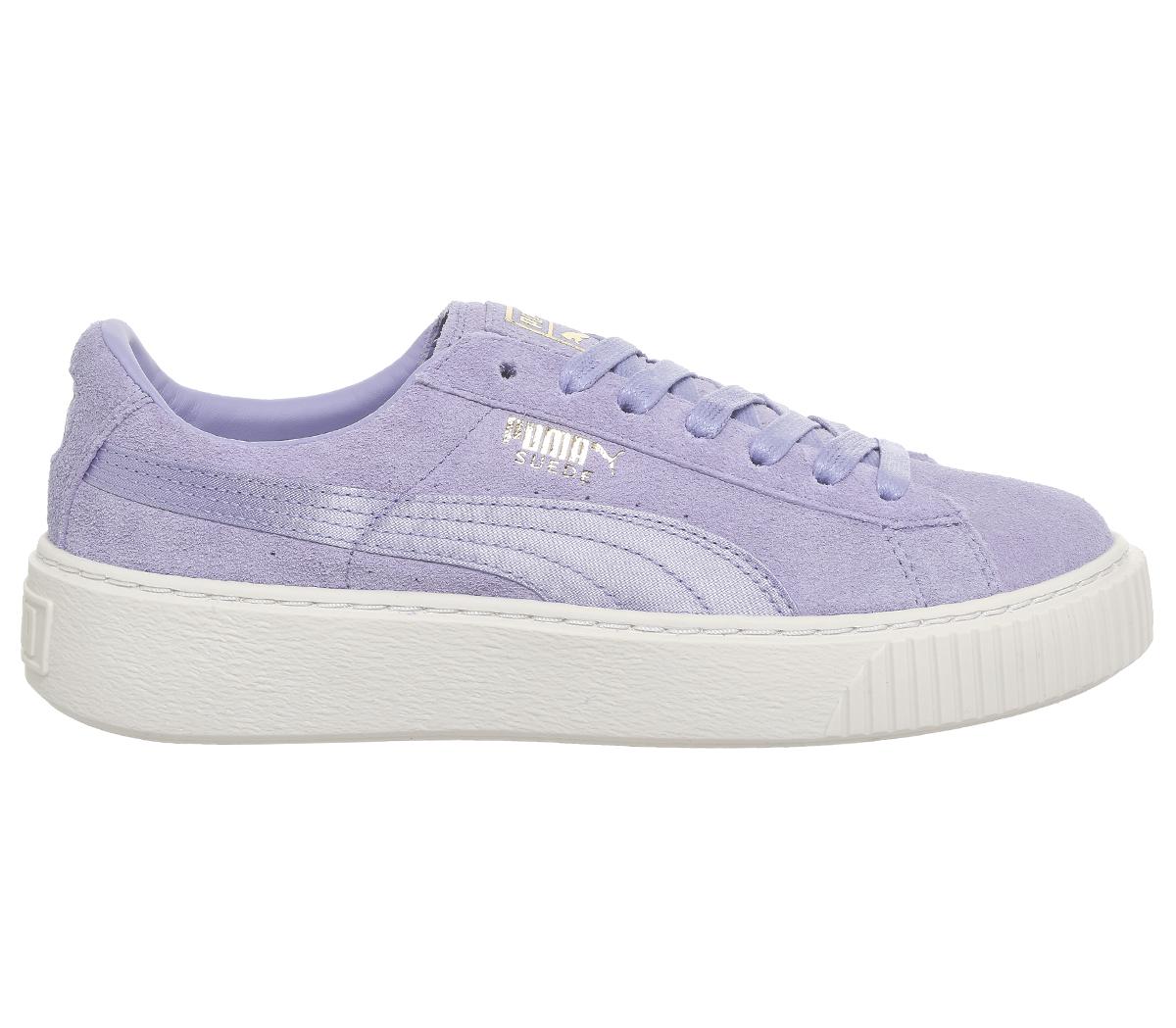 puma suede lilac