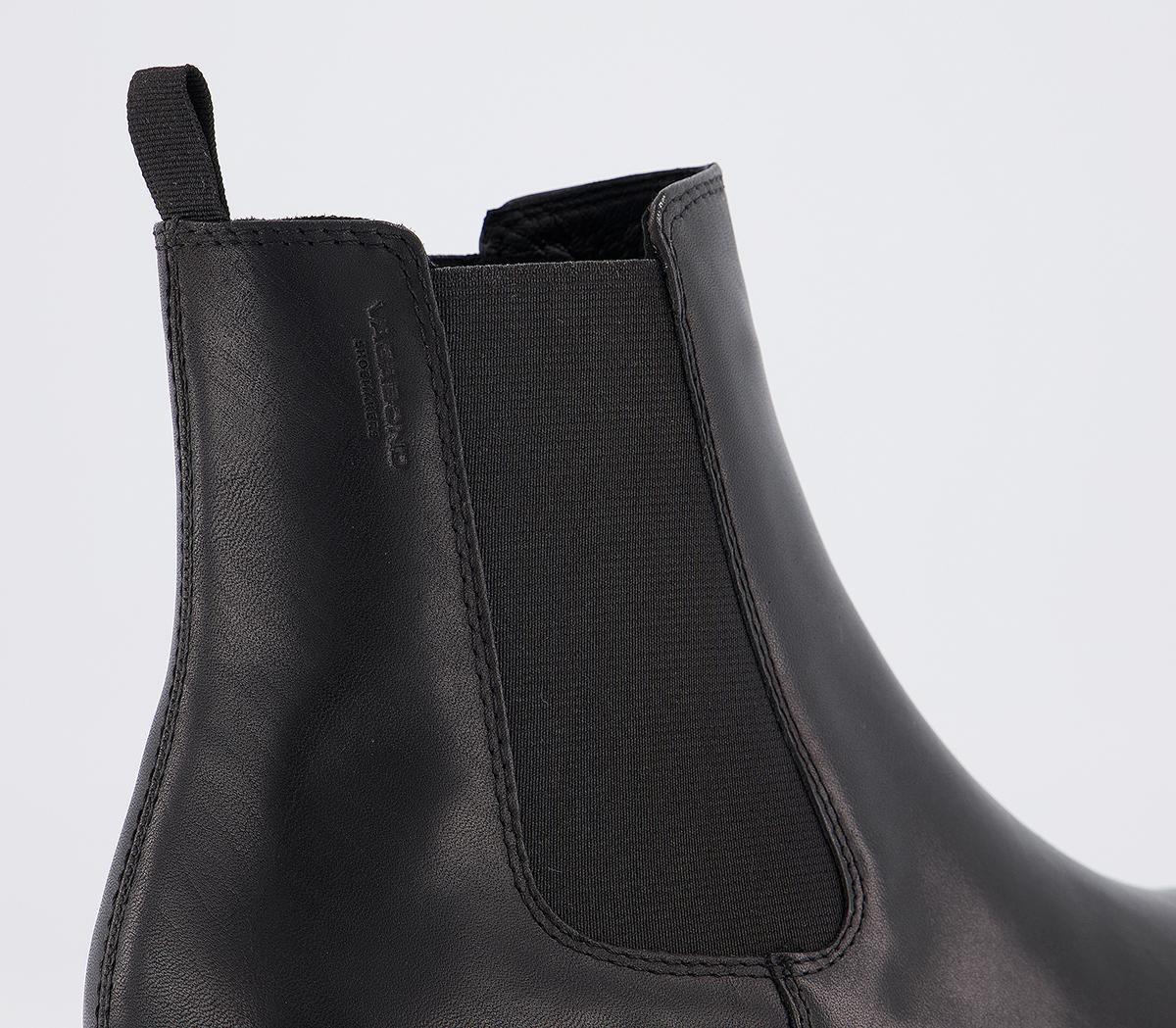 vagabond kenova womens black leather chelsea boots