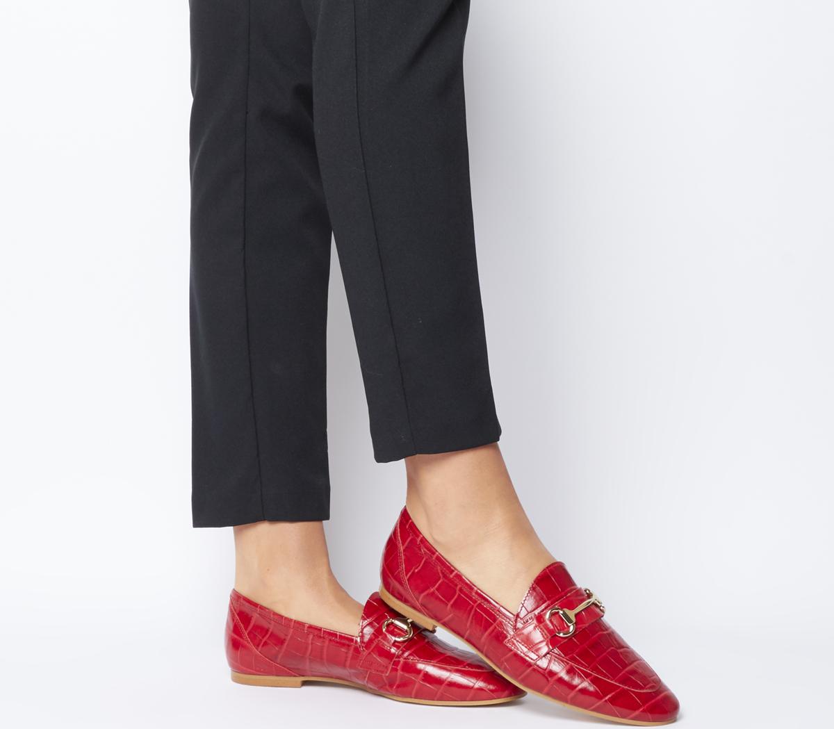 office red loafers