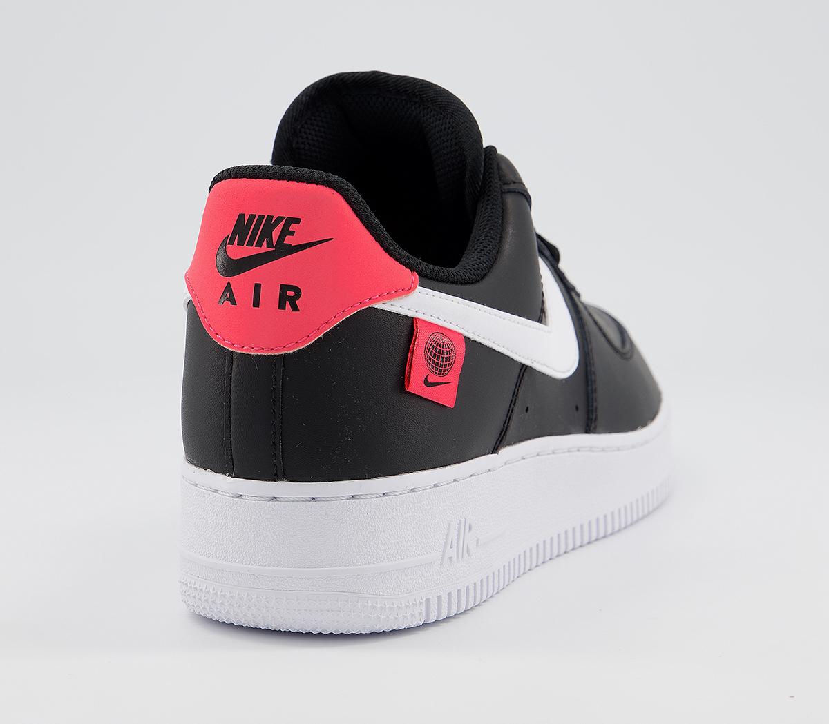 nike air force one trainers white black