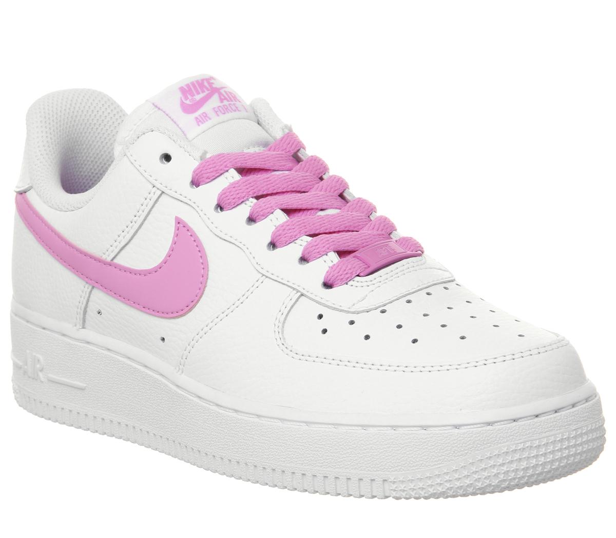 pink nike air force 1s