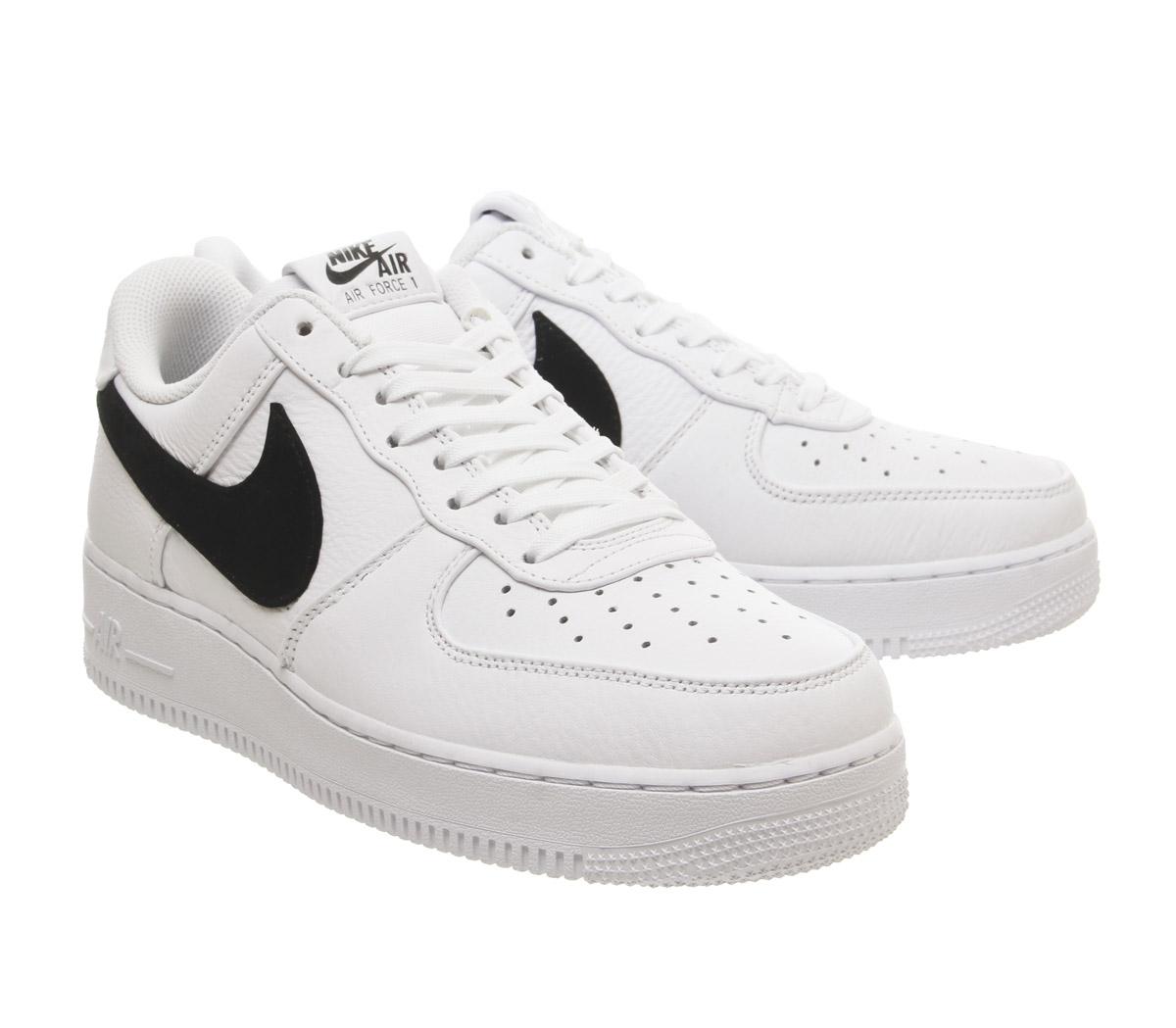 Nike Air Force 1 07 Trainers White Black Prm 2 - His trainers