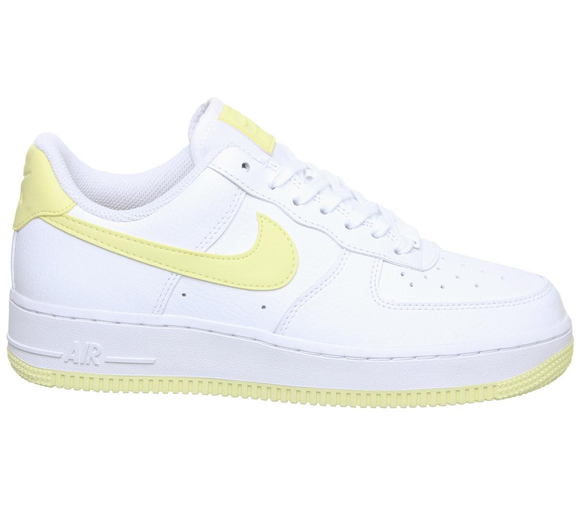 nike air force 1 white bicycle yellow