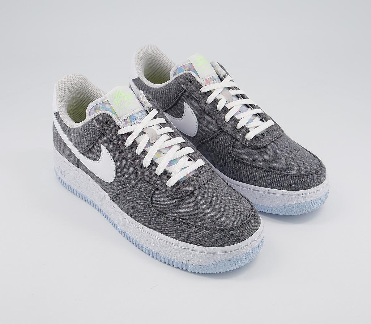 air force 1 07 iron grey white barely volt