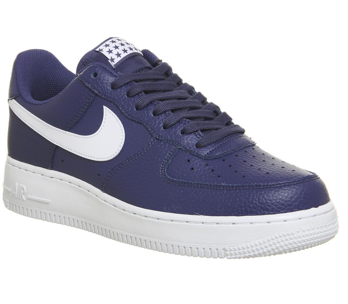 Nike Air Force 1 07 Trainers Blue 
