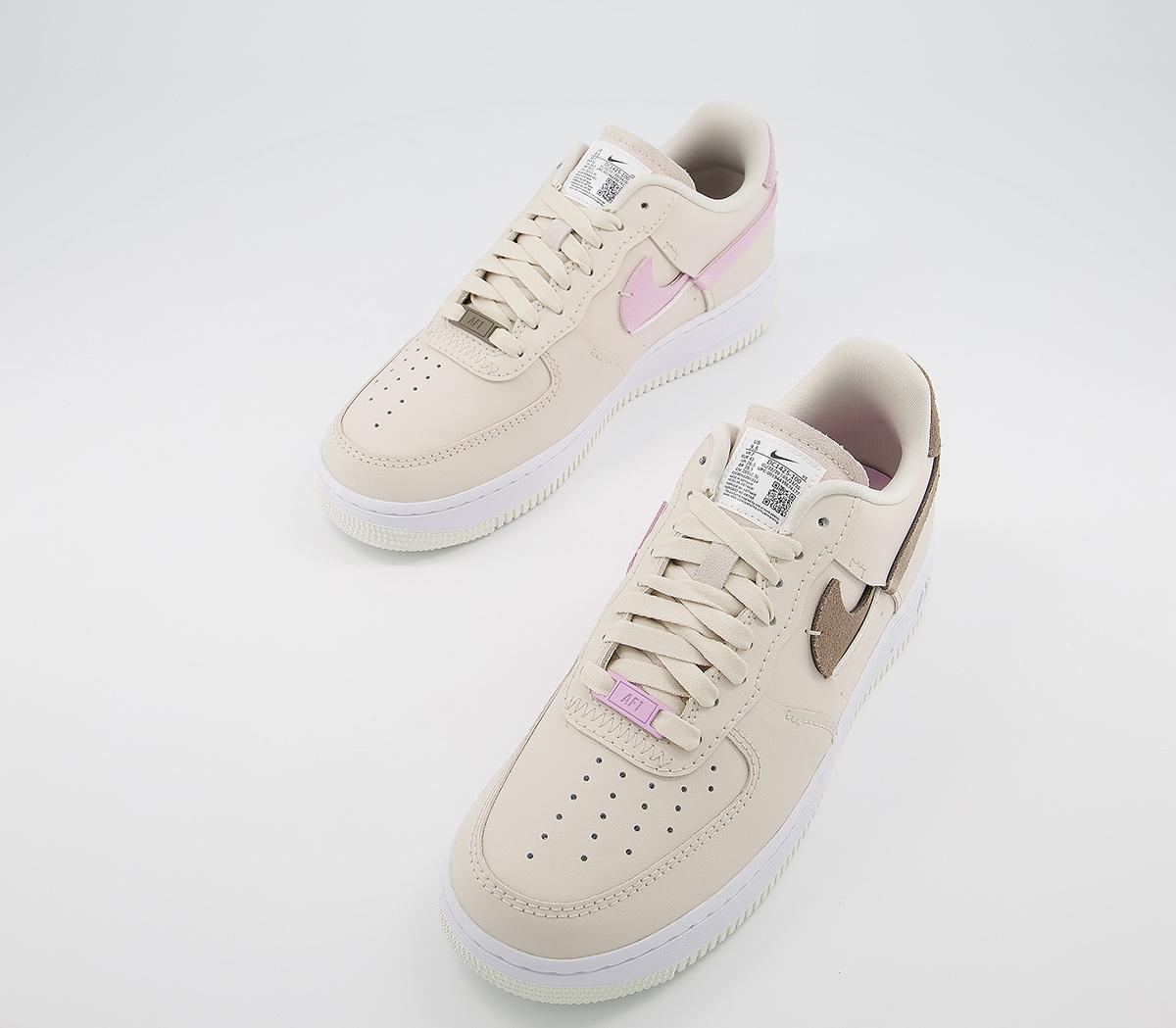 air force 1 07 trainers pink foam university red