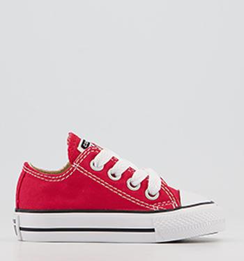 red converse youth size 3