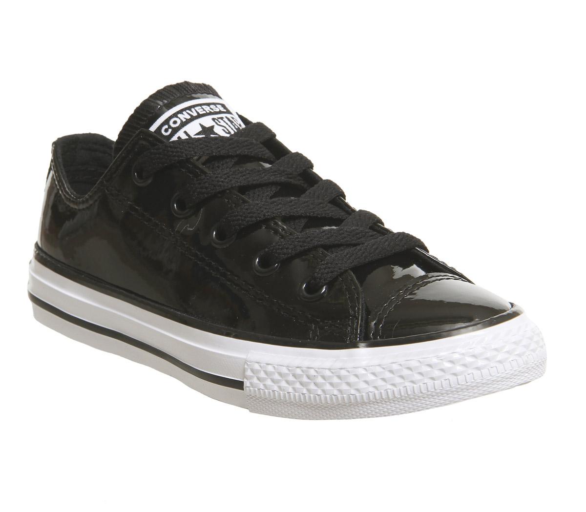 black patent converse