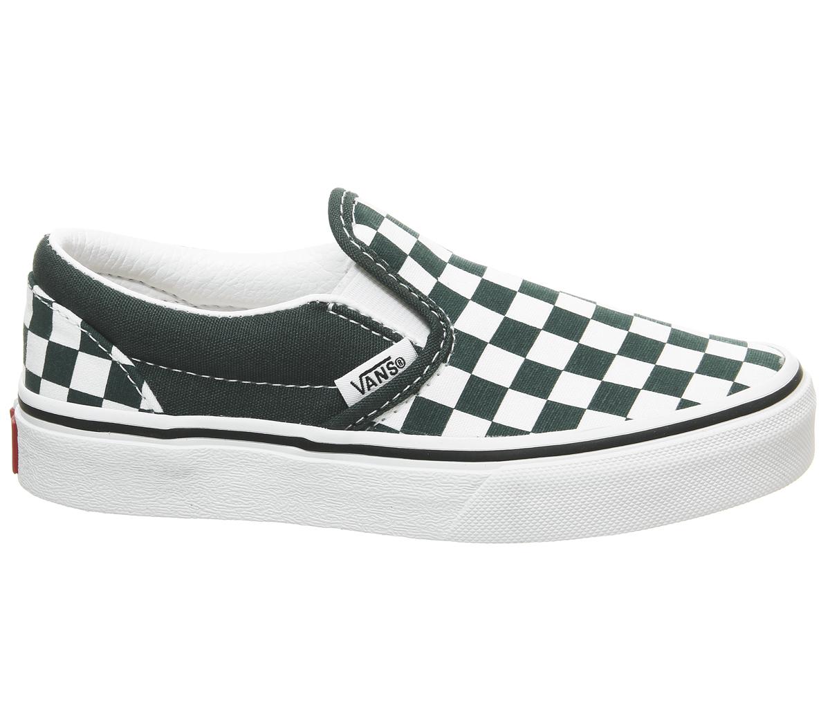 green slip on vans