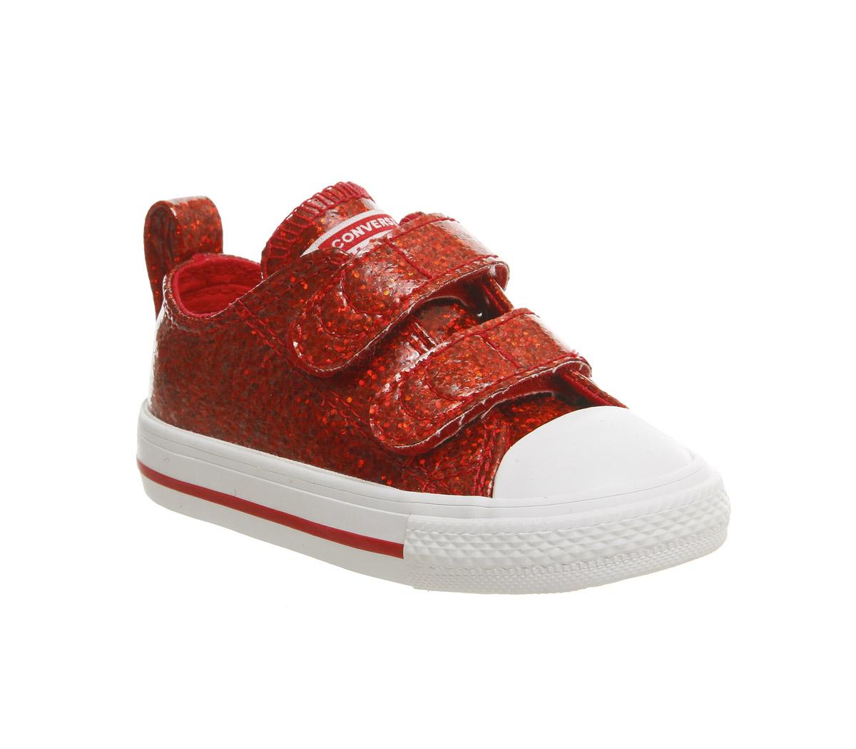 red glitter converse sneakers Online 