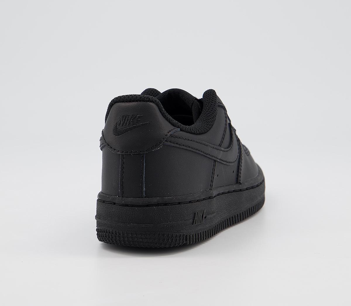 nike air force one trainers black gum