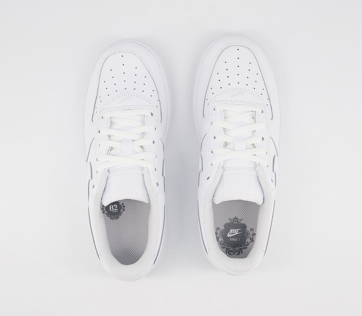 nike air force white youth