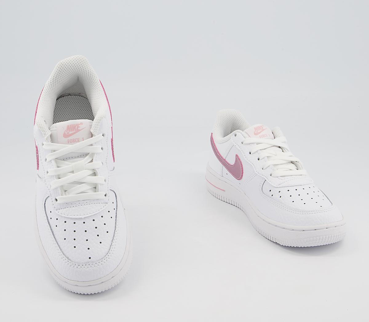 nike air force white pink