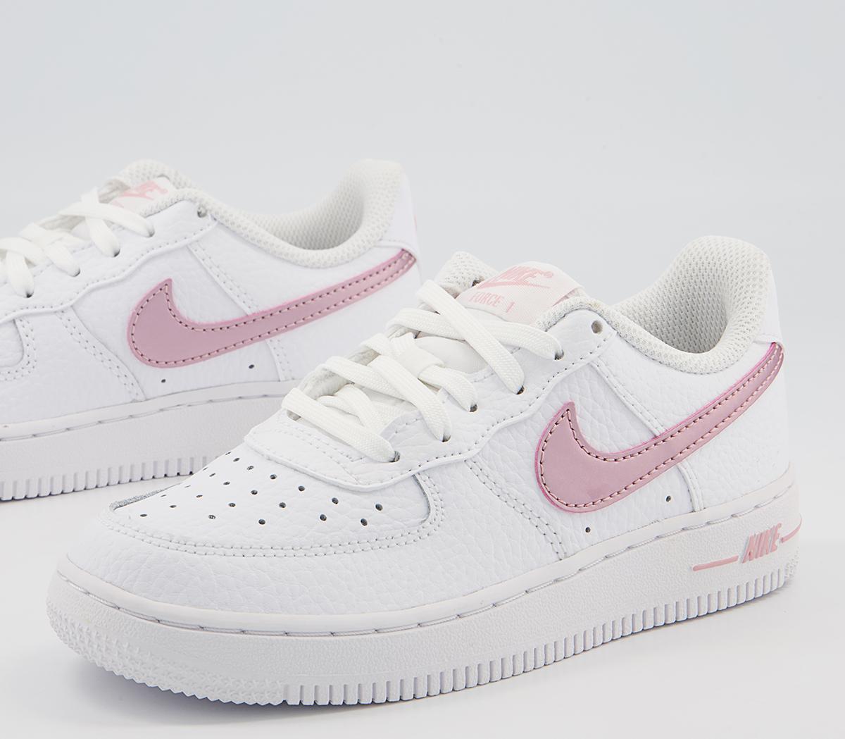 Nike Air Force 1 Ps Trainers White Pink Glaze - Unisex