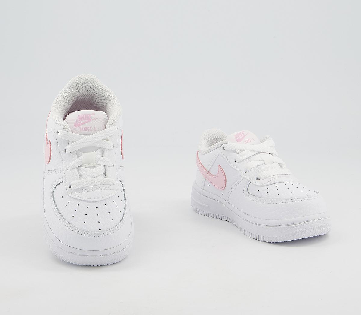 Nike Air Force 1 Infant Trainers White Pink Foam - Unisex