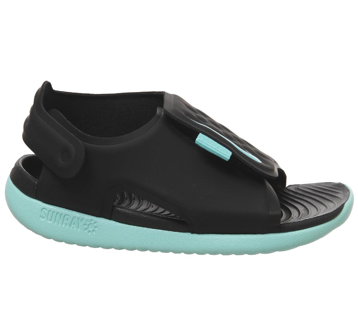 black nike sunray sandals