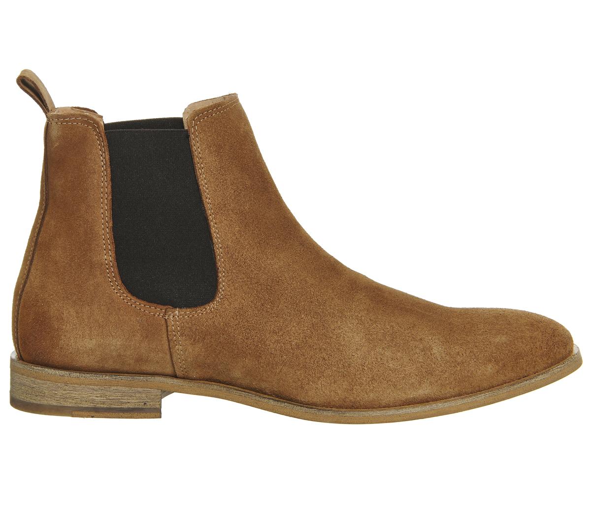 Ask the Missus Endeavour Chelsea Boots Beige Suede - Boots