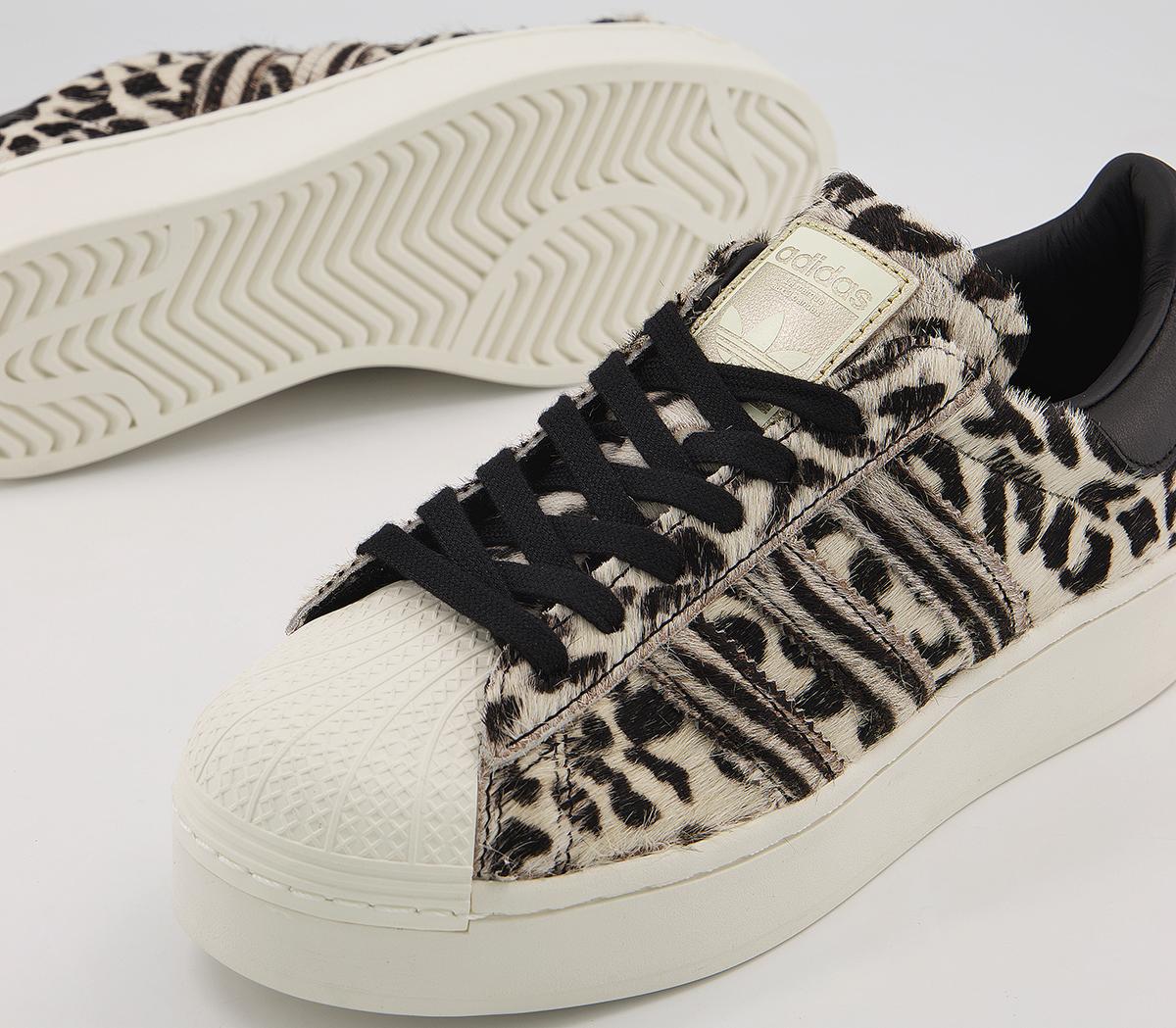 superstar trainers white black gold croc