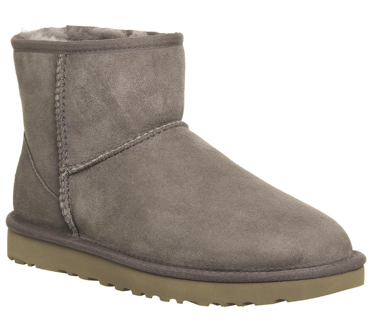 ugg boots mini stormy grey