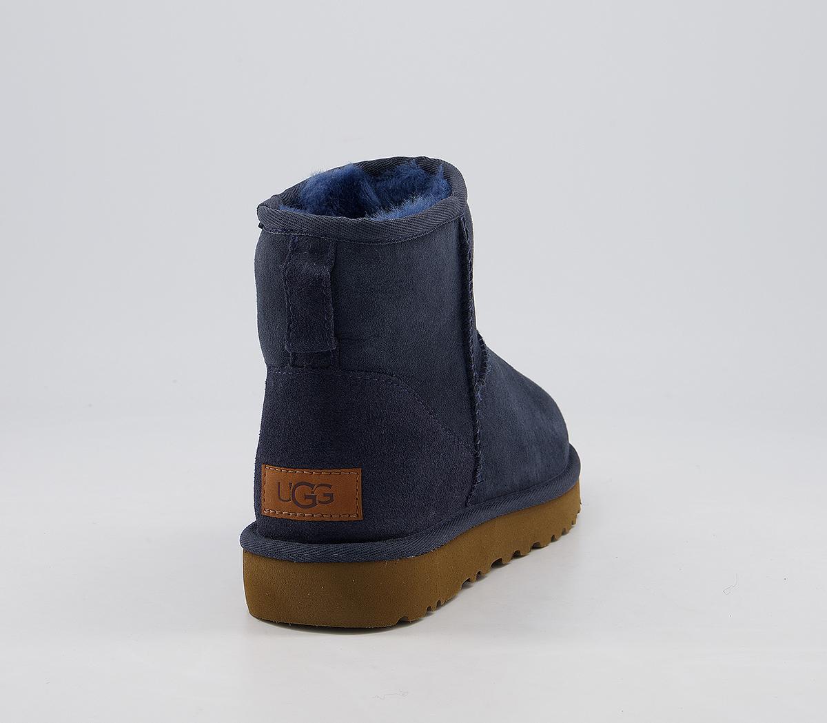 navy mini ugg boots