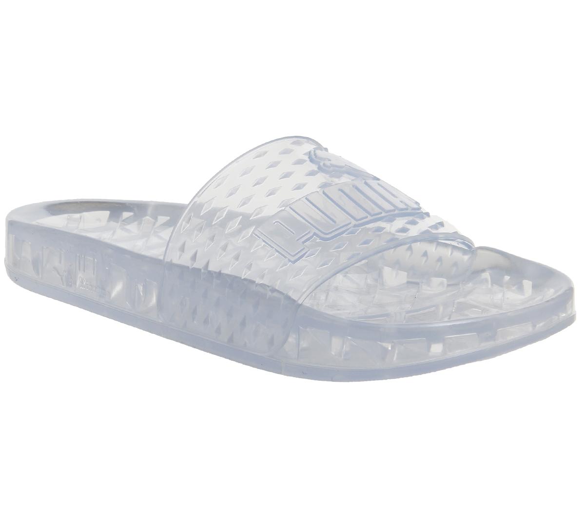 clear fenty jelly slides