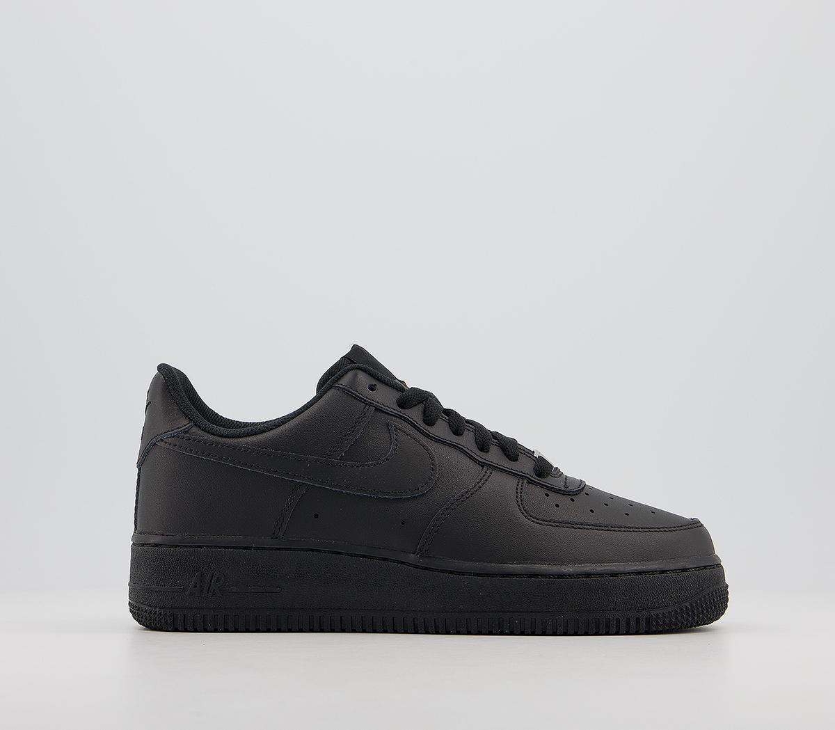 nike air force 1 black and white size 6