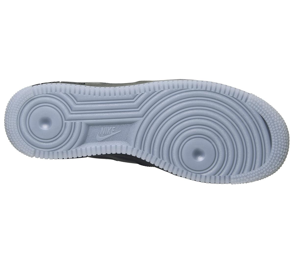 air force 1 07 black silver lilac anthracite