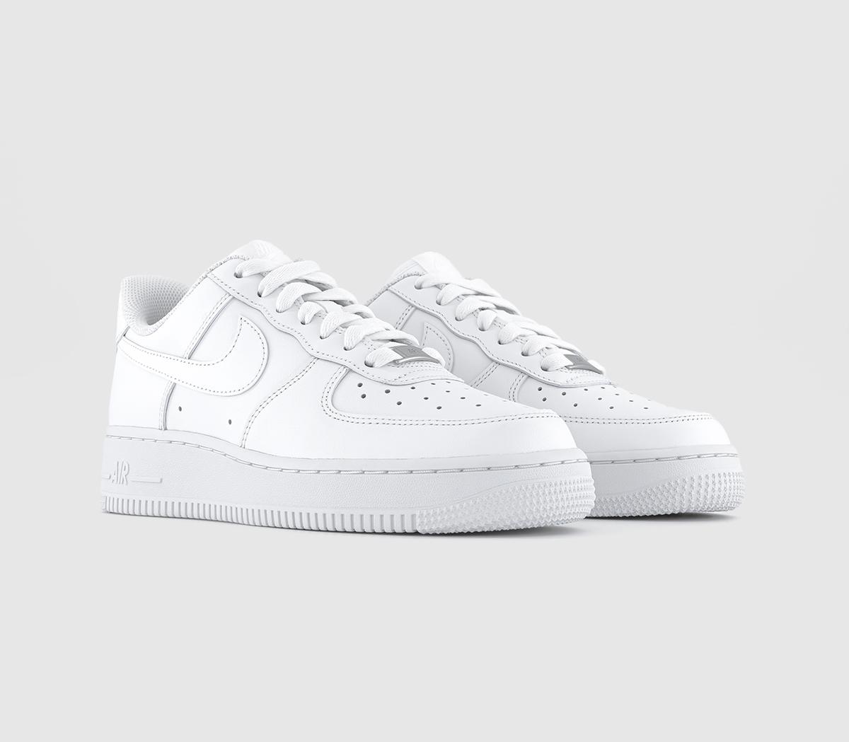 Nike Air Force 1 07 Trainers White - Hers trainers