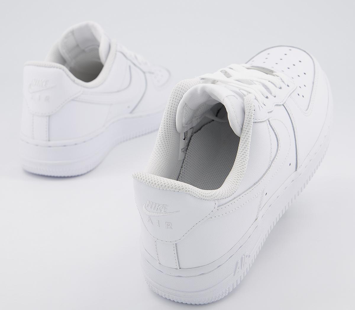 nike air force high ankle shoes white